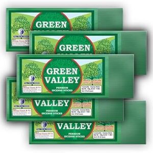 Dhoop Chaon Green Valley Sticks (Pack of 5)