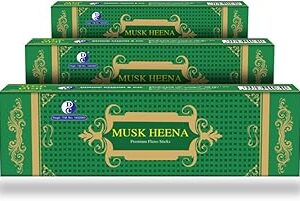 Dhoop Chaon Musk Heena Sticks (Pack of 3)