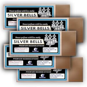 Dhoop Chaon Silver Bells Sticks (Pack of 5)