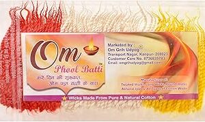 Om Phool Batti Multicolor Twisted Wicks (800 Pcs)