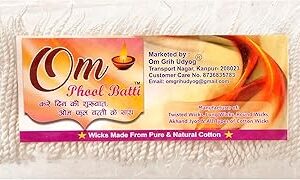 Om Phool Batti Twisted Double Wicks (1200 Pcs)