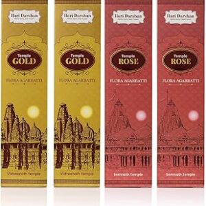 Hari Darshan Temple Flora Rose & Gold
