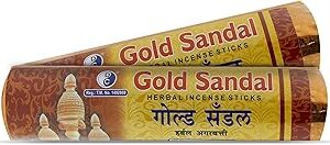 Dhoop Chaon Gold Sandal Incense Rolls (Pack of 2)