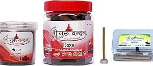 SGV Rose Box, Rose Cones & Guggul Agarbatti