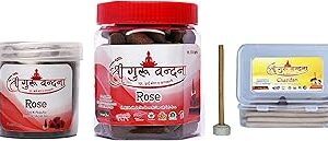 SGV Rose Box, Rose Cones & Chandan Agarbatti