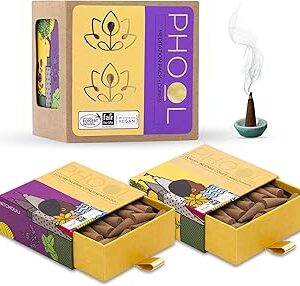 Phool Nagchampa & Patchouli Cones (80 Units)
