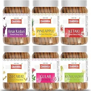 CHARBHUJA Assorted Dry Dhoop Sticks (600g)