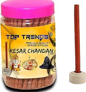 NRSON Kesar Chandan Dhoop Sticks with Box