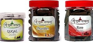 SGV Guggul Box & Chandan-Rose Small Cones