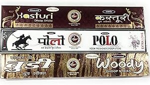 Diamond Kasturi, Woody & Polo Dhoop (Pack of 6)