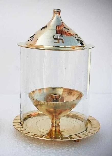 ROYALTRADERS Brass Table Diya
